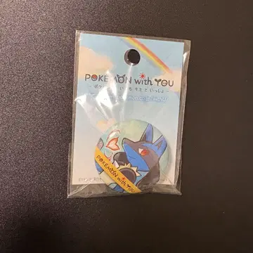 Pokemon with you 캔뱃지 루카리오