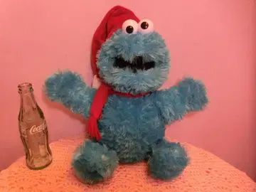 세서미 스트릿 쿠키 몬스터 봉제 인형 BIG 45cm