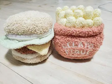 햄버거 파우치 & 감자 플라이 키링