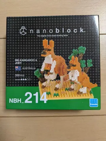 초레어 nanoblock 호주 한정판 캥거루 모자 NBC_214