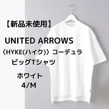 미사용 새상품 HYKE(하이크) 코듀라 빅 T셔츠 화이트 남성용 M