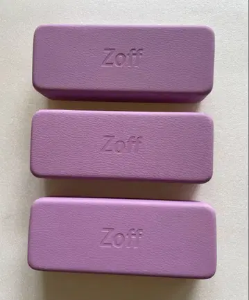 미사용 새상품 Zoff 조프 안경 케이스 하드 타입 안경닦이 포함