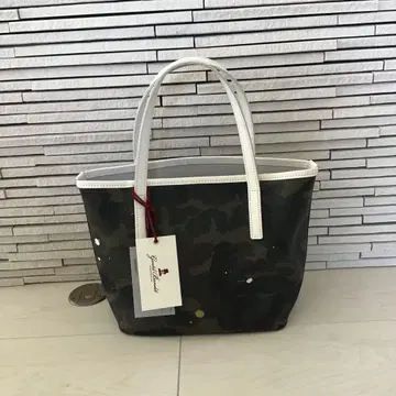 카모플라쥬 패턴 토트백