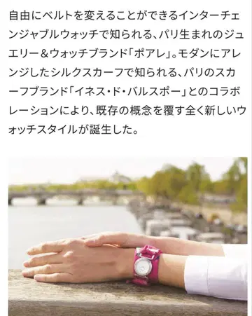 포알레 poiray 스카프 벨트 금장 장식 실버 컬러 금장 장식만