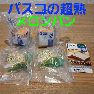 파스코 초숙성 미니어처 스퀴즈! 식빵 2종 멜론빵 2개 미개봉