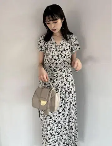 프레이 아이디 카슈쿨 프린트 원피스 0 fray id