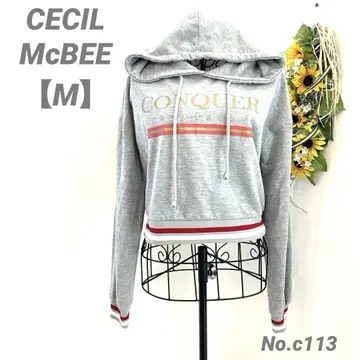 세실 맥비 CECIL McBEE 트레이닝복 맨투맨 M 숏 기장