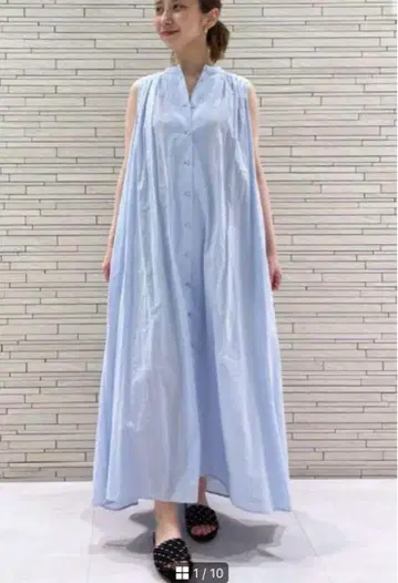 MARIHA 마리하 작은 새의 노래 드레스 슬리브리스 블루