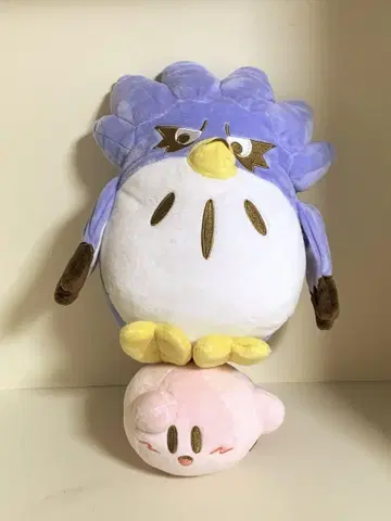커비와 쿠 봉제 인형