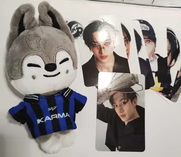 K-POP 아이돌 봉제 인형과 포토 카드 세트