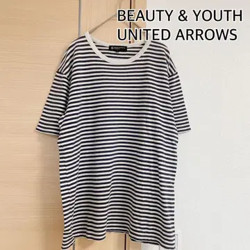 BEAUTY & YOUTH 유나이티드 애로우즈 반팔 T셔츠 보더
