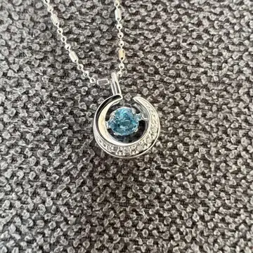 Dancing Stone 문 실버 목걸이 탑