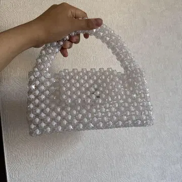 투명 비즈 파티 백