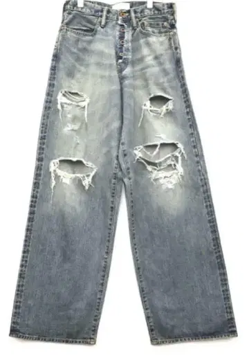 SUGARHILL DAMAGED MODERN fade DENIM 32