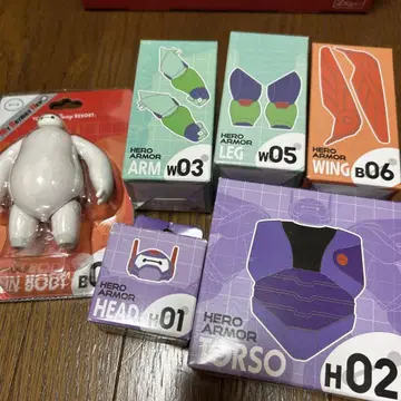 베이맥스 히어로 피규어 세트