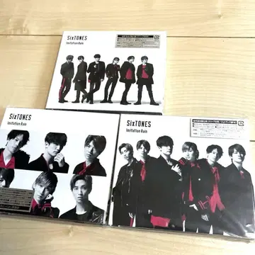 SixTONES Imitation Rain CD+DVD 세트 3매