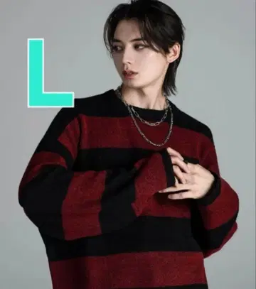 ADRER 극상 퍼머 니트 24AW L 사이즈