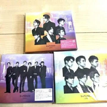 SixTONES CITY 3매 세트