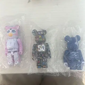 큐브릭/베어브릭 3체 세트