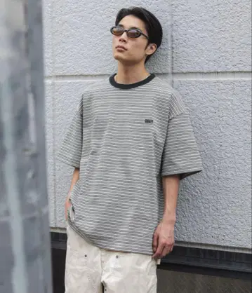 ONEITA / Border T-shirt 25SS BLACK