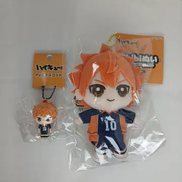 하이큐 히나타 쇼요 Chibi 누이 오스와리 마스코트 PVC 키링