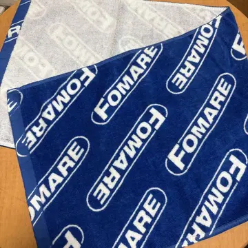 FOMARE 로고 타월 파랑과 화이트