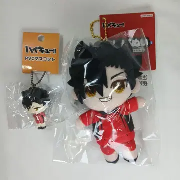 하이큐 쿠로오 테츠로 Chibi 누이 오스와리 마스코트 PVC 키링
