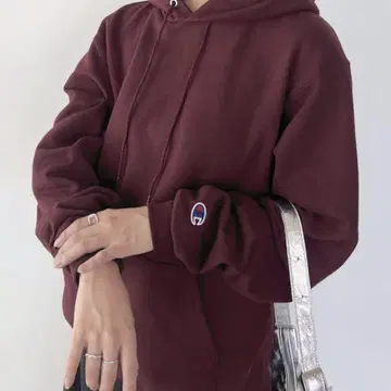 챔피온 맨투맨 후드티 오버 사이즈 속기모 무지 후디