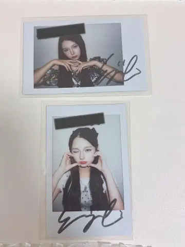 키리하라 미즈키 사인 포함 폴라로이드 세트
