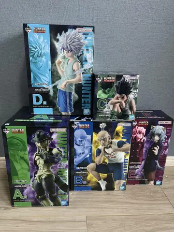 제일복권 HUNTER x HUNTER 키메라 앤트 ABCDE상 세트
