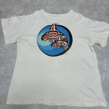 90s 하이다족 T셔츠 범고래 Haida Art Edward Joe