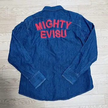 에비수 EVISU 데님 웨스턴 셔츠 MIGHTYEVISU 40 구택