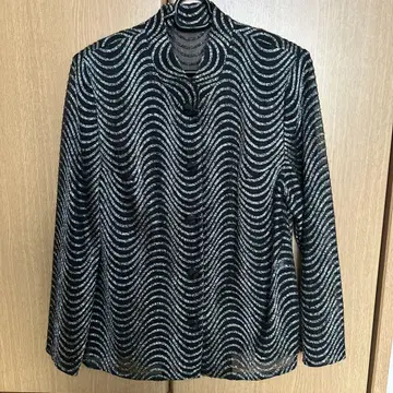 자수 라메 믹스 자켓 L