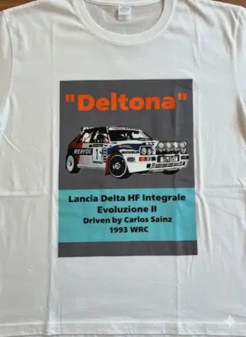 델타 - Deltona! 자동차 애호가 필수! 포스터 같은 티셔츠