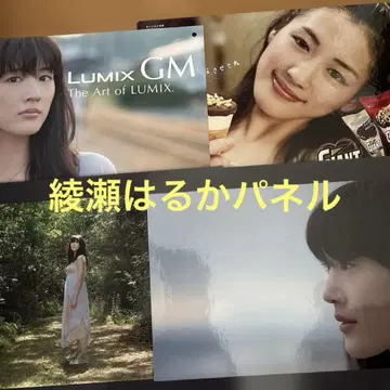 아야세 하루카 LUMIX GM & 자이언트 콘 아트 포스터 세트 레어품!