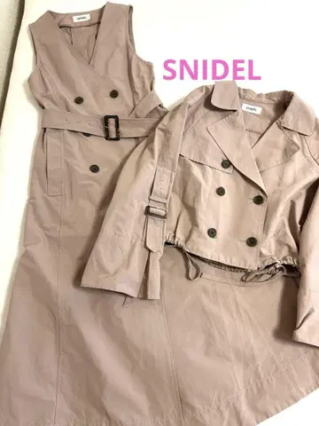 새상품급 SNIDEL 셋업 원피스 & 자켓