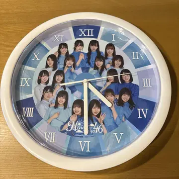 히나타자카46 복권 멤버 벽걸이 시계 클리어 파일