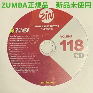 ZUMBA CD zin118 정품 미사용 새상품