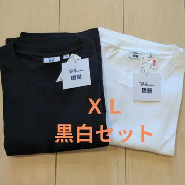 론 헤르만 유니클로 타마타카 XL 블랙 화이트 세트 티셔츠