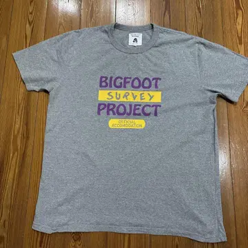 타코마 후지 레코드 BIGFOOT SURVEY PROJECT T셔츠 XL
