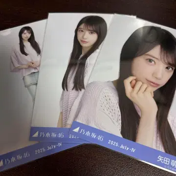 야타 모에카 노기자카46 메쉬 니트 브로마이드 3종 컴프
