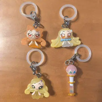 오쟈마녀 도레미 메지루시 액세서리 가챠가챠 4개 세트