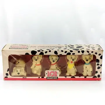 당시물 101마리 강아지 달마시안 소프트 비닐 피규어 영 에포크
