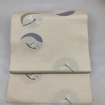 니시진 비단 나고야 오비 잠자리 직물 순수 실크