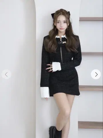 Randy Houndstooth ensemble 원피스
