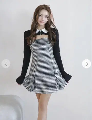 Randy Houndstooth ensemble 원피스