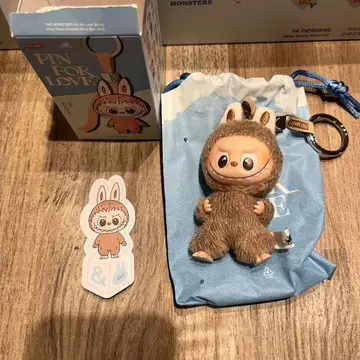 Labubu 알파벳 [ & ] 라부부 봉제 인형 펜던트 popmart