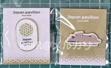 만박 일본관 핑 배지 2개 세트 일본 파빌리온