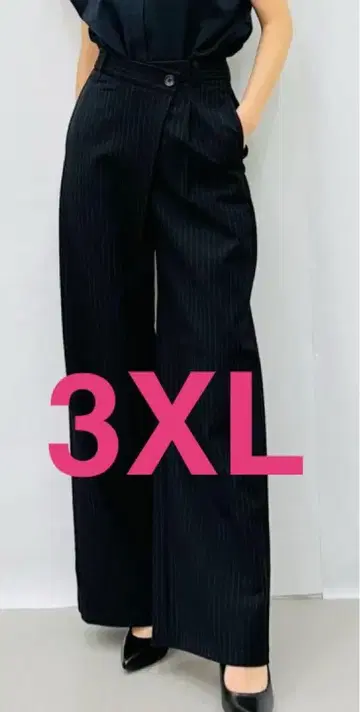 GU 지유 여성용 랩 슬랙스 Z+E 스트라이프 3XL