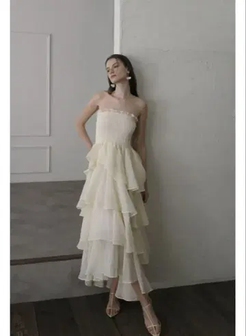 celon frilly tiered dress 원피스